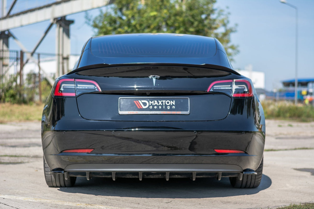 Maxton Design Rear Side Splitters, Tesla Model 3 Mk1