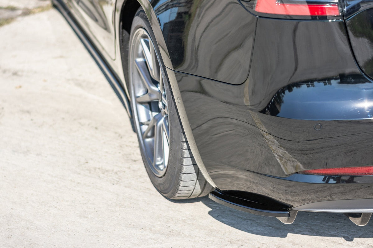 Maxton Design Rear Side Splitters, Tesla Model 3 Mk1