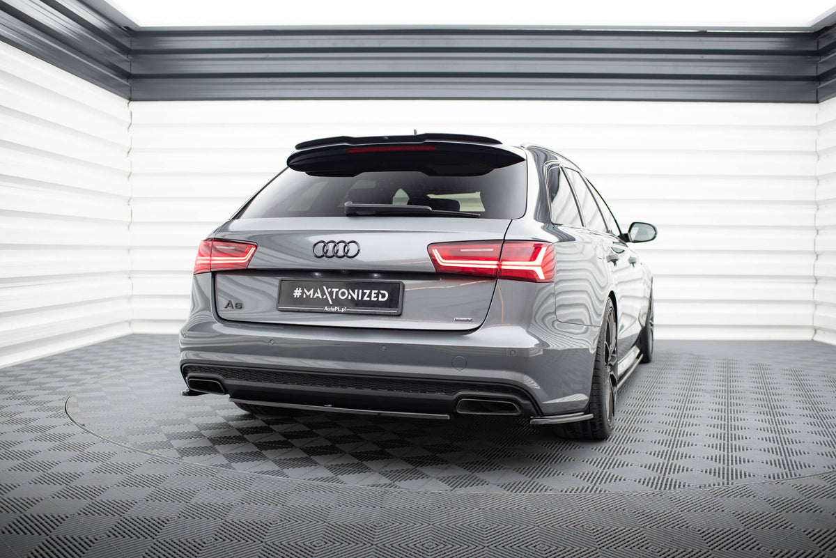 Maxton Design Rear Side Splitters, Audi A6 / A6 S-line / S6 C7 facelift
