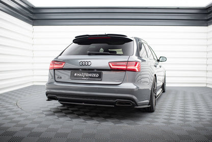 Maxton Design Rear Side Splitters, Audi A6 / A6 S-line / S6 C7 facelift