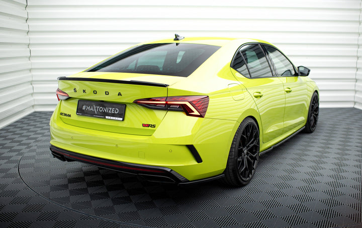 Maxton Design Rear Side Splitters, Skoda Octavia RS Mk4
