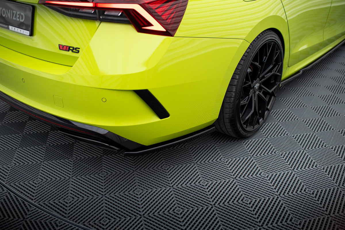 Maxton Design Rear Side Splitters, Skoda Octavia RS Mk4