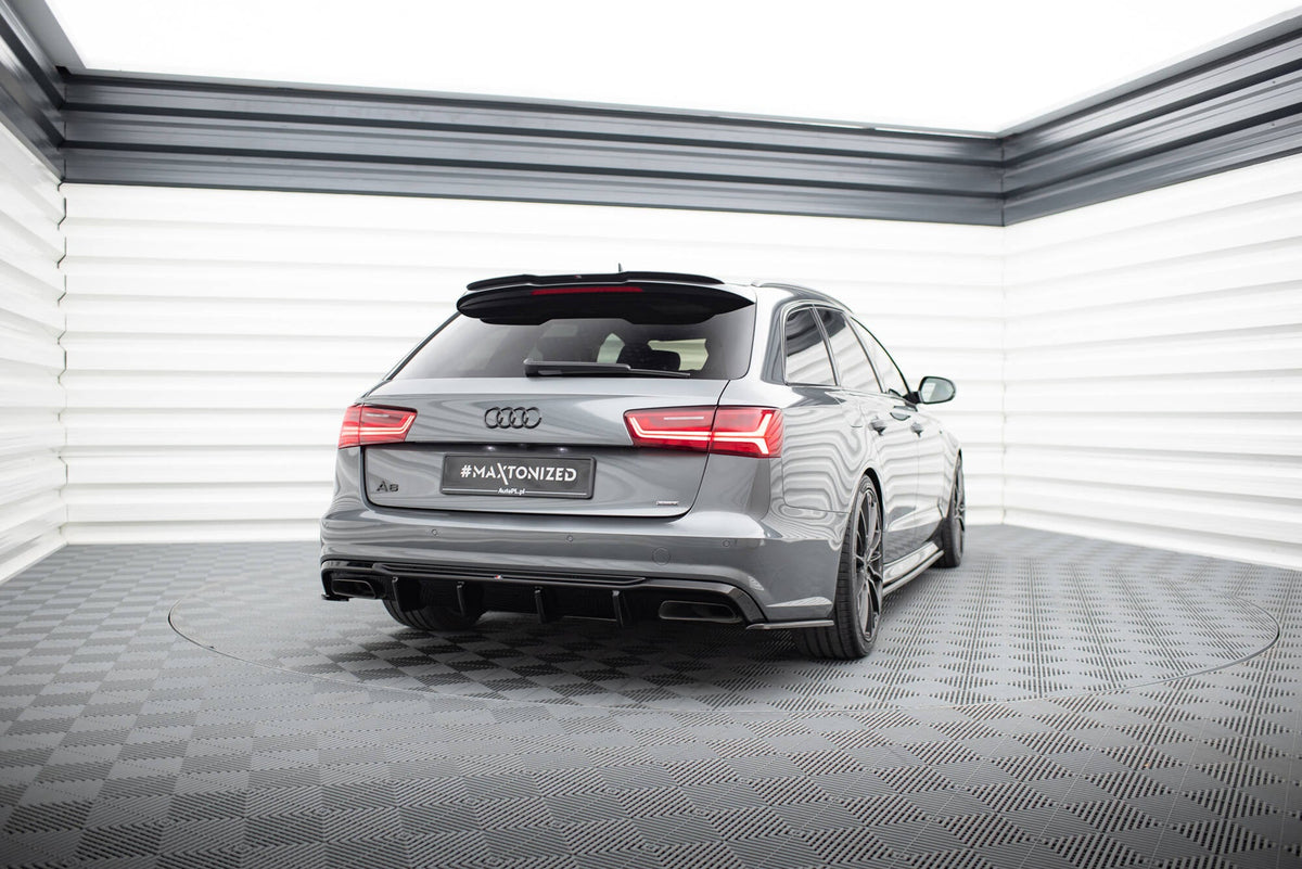 Maxton Design Rear Side Splitters, Audi A6 / A6 S-line / S6 C7 facelift