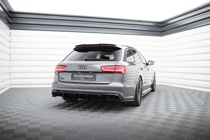 Maxton Design Rear Side Splitters, Audi A6 / A6 S-line / S6 C7 facelift