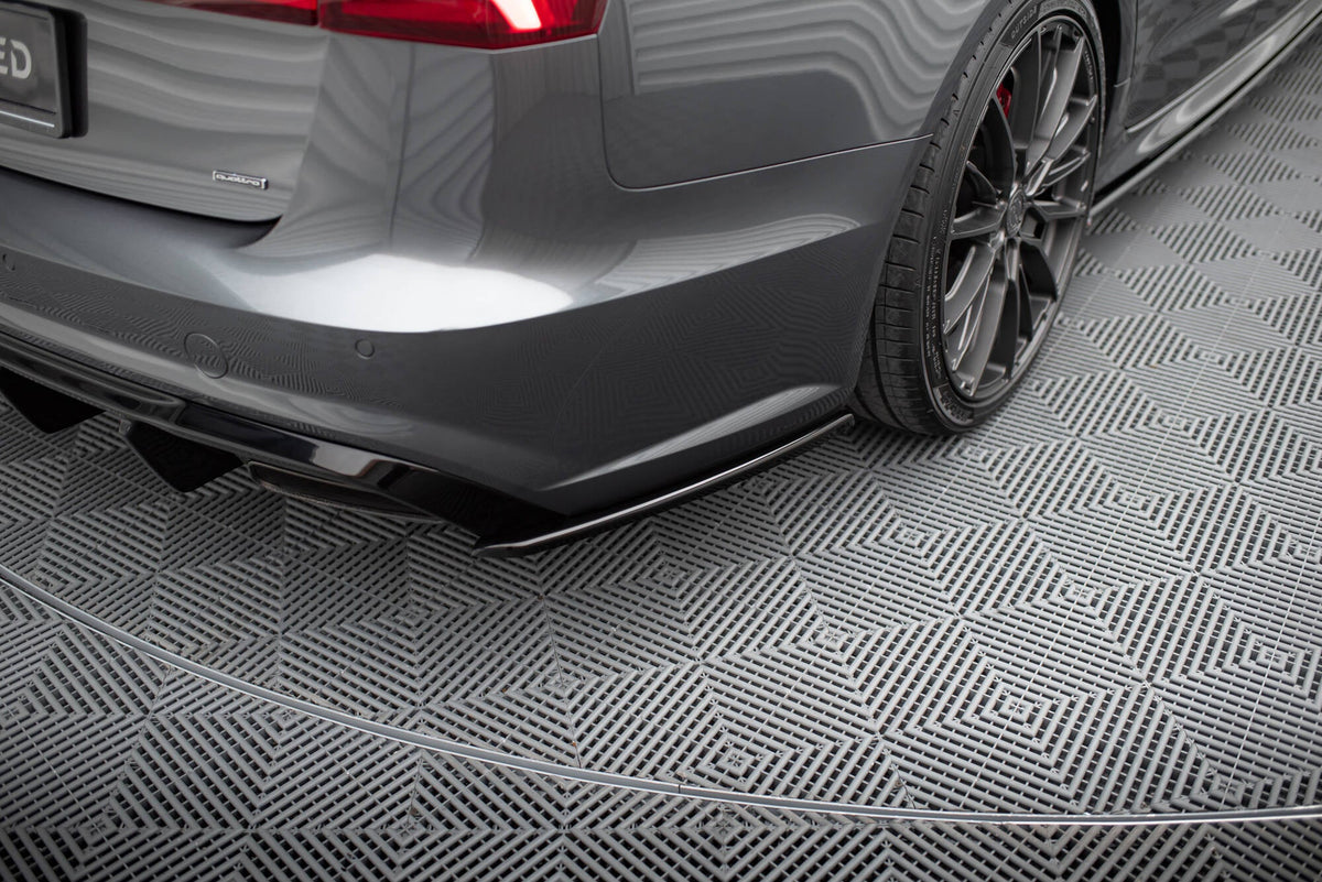 Maxton Design Rear Side Splitters, Audi A6 / A6 S-line / S6 C7 facelift