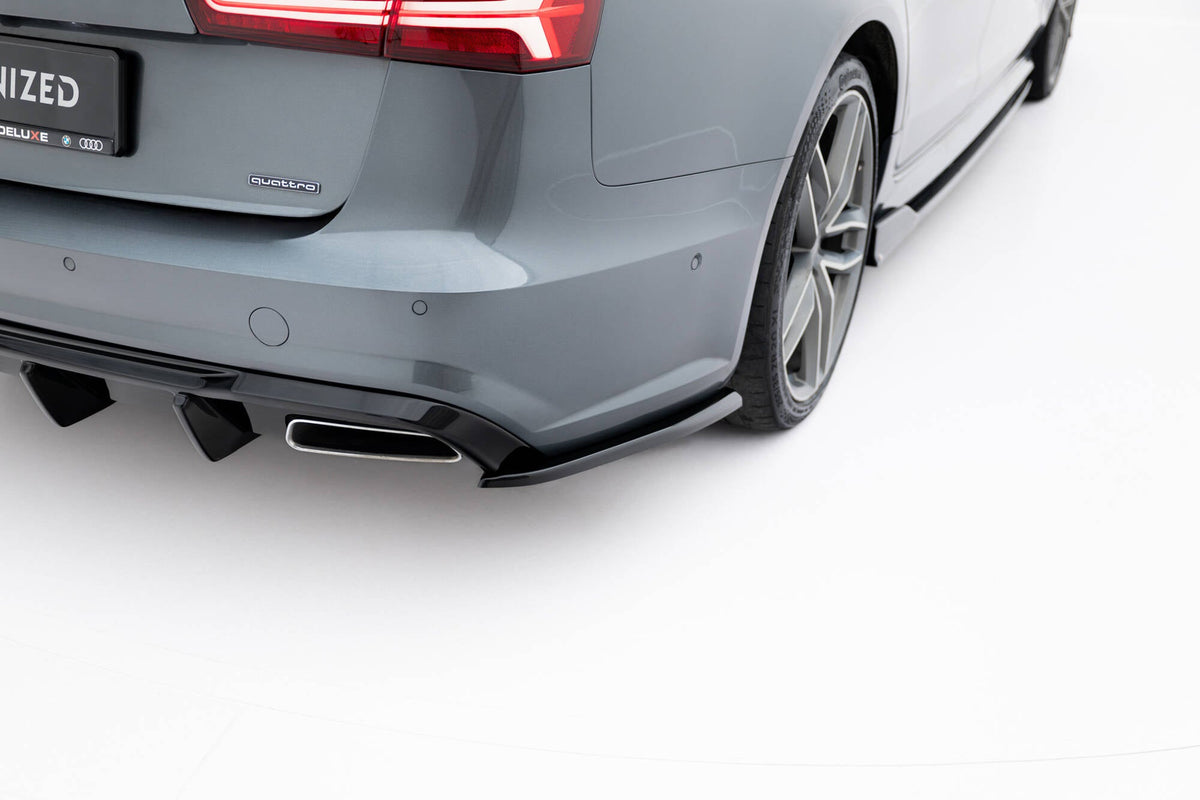 Maxton Design Rear Side Splitters, Audi A6 / A6 S-line / S6 C7 facelift
