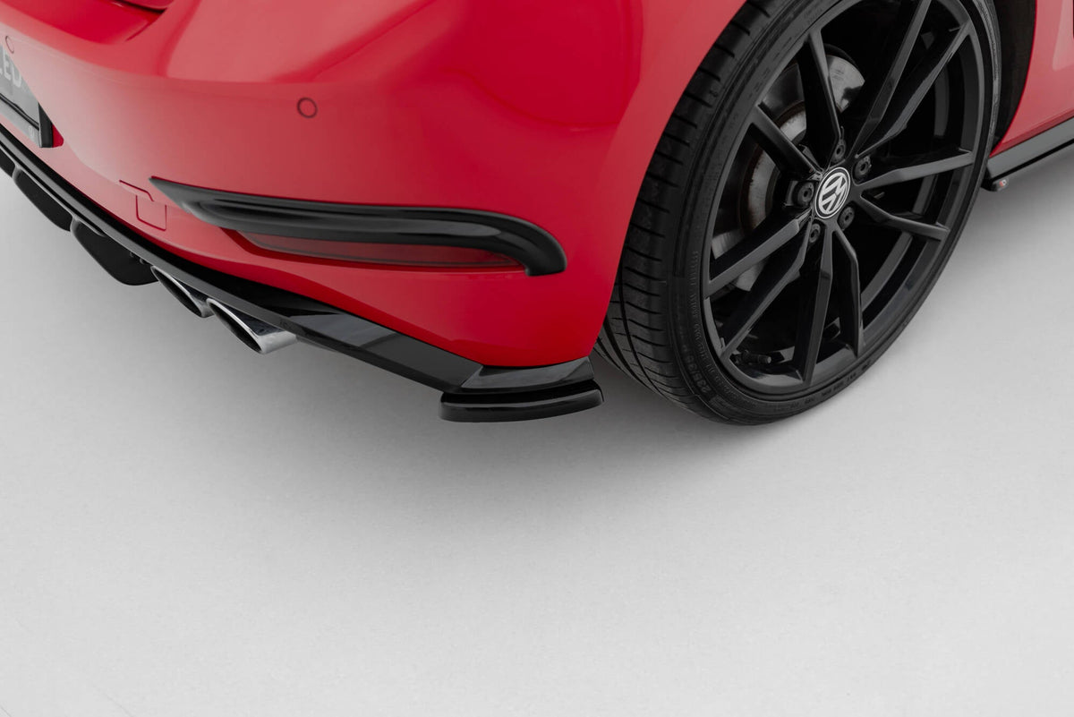 Maxton Design Rear Side Splitters, Volkswagen Golf R / R-Line Mk7.5