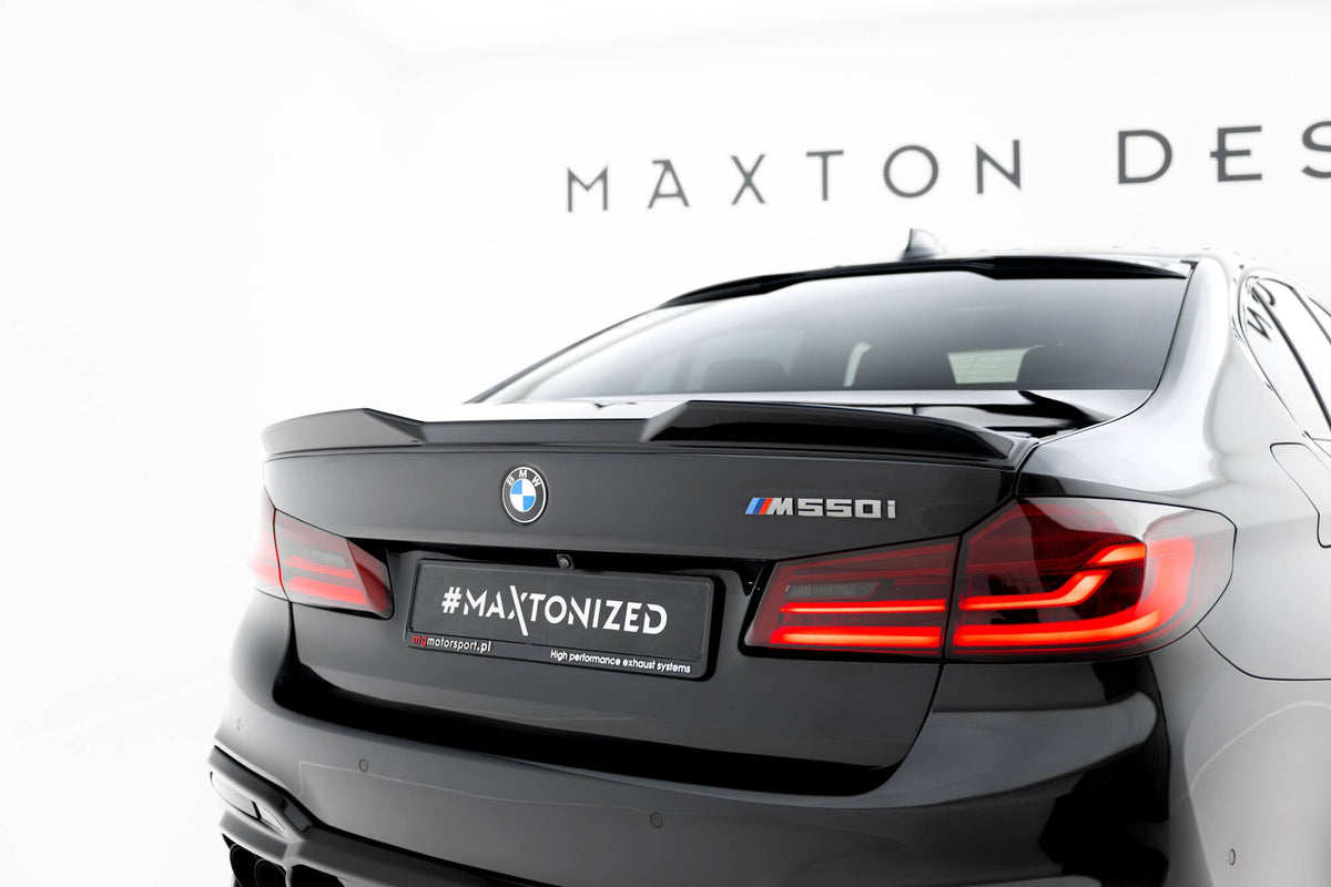 Maxton Design Spoiler Cap 3D, BMW 5 Standard / M-Pack / M550 Sedan G30 / G30 Facelift