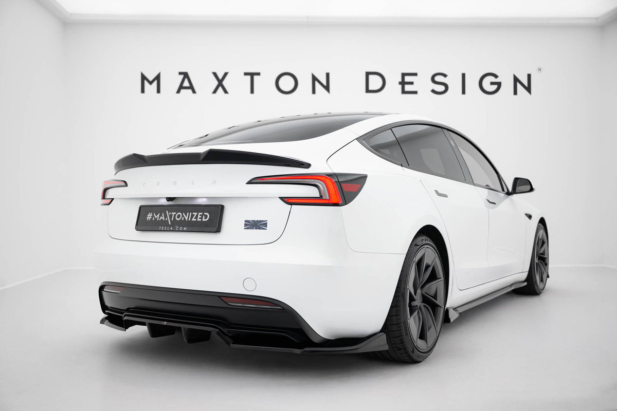 Maxton Design Spoiler Cap 3D, Tesla Model 3 Performance Mk1 Facelift