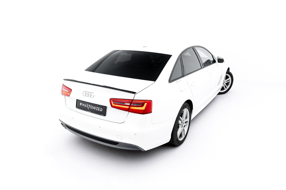 Maxton Design Spoiler Cap, Audi A6 / A6 S-line / S6 Sedan C7 facelift