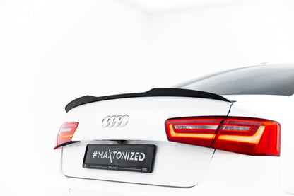 Maxton Design Spoiler Cap, Audi A6 / A6 S-line / S6 Sedan C7 facelift