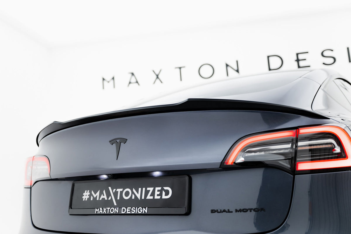 Maxton Design Spoiler Cap, Tesla Model 3 Mk1
