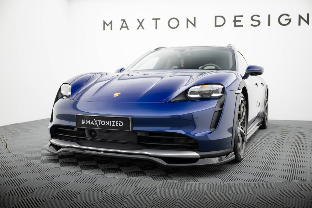 Maxton Design Set Of Splitters, Porsche Taycan Cross Turismo 4S