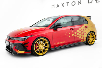 Maxton Design Set Of Splitters V.1, Volkswagen Golf GTI Clubsport Mk8 Facelift