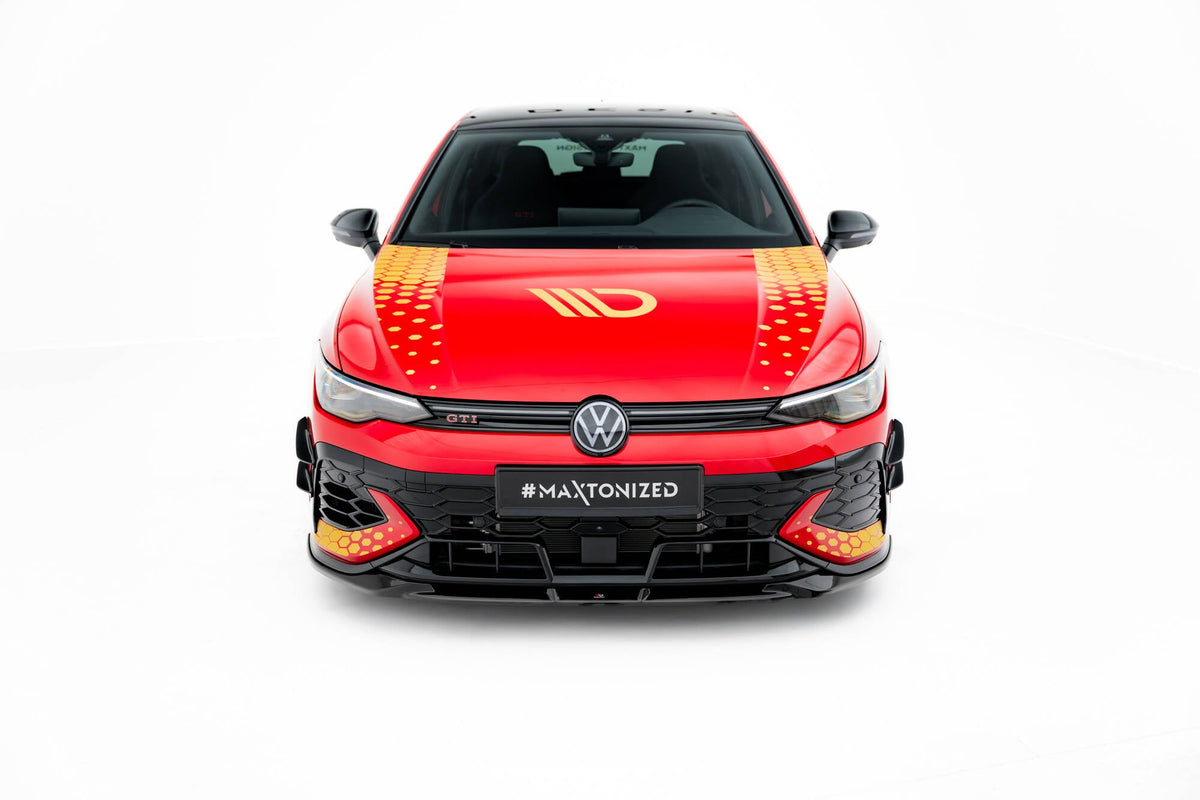 Maxton Design Set Of Splitters V.1, Volkswagen Golf GTI Clubsport Mk8 Facelift