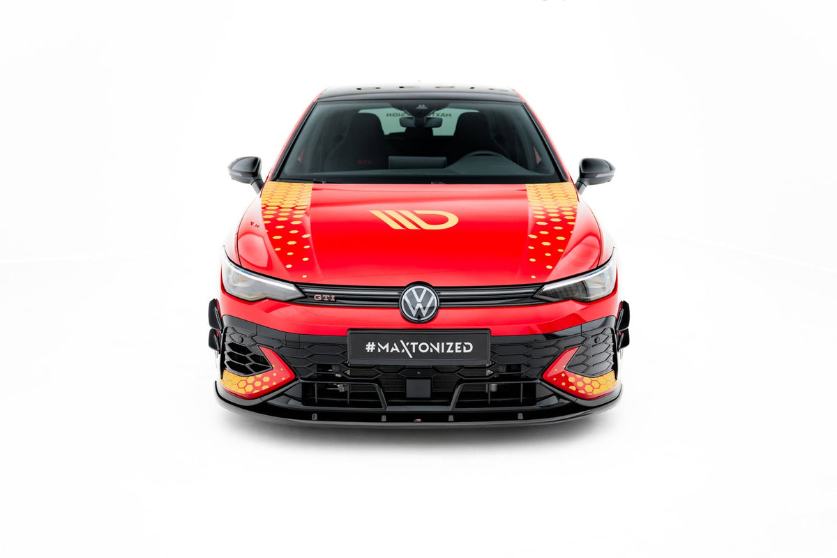 Maxton Design Set Of Splitters V.2, Volkswagen Golf GTI Clubsport Mk8 Facelift