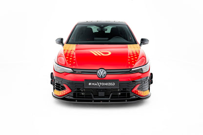 Maxton Design Set Of Splitters V.2, Volkswagen Golf GTI Clubsport Mk8 Facelift