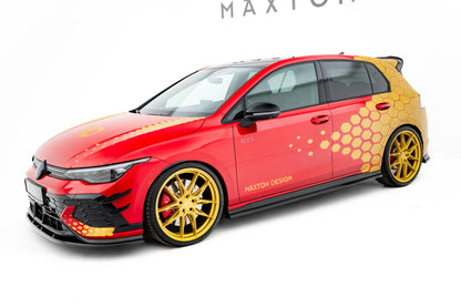 Maxton Design Set Of Splitters V.2, Volkswagen Golf GTI Clubsport Mk8 Facelift