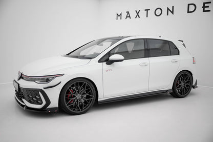 Maxton Design Set Of Splitters V.2, Volkswagen Golf GTI Mk8 Facelift