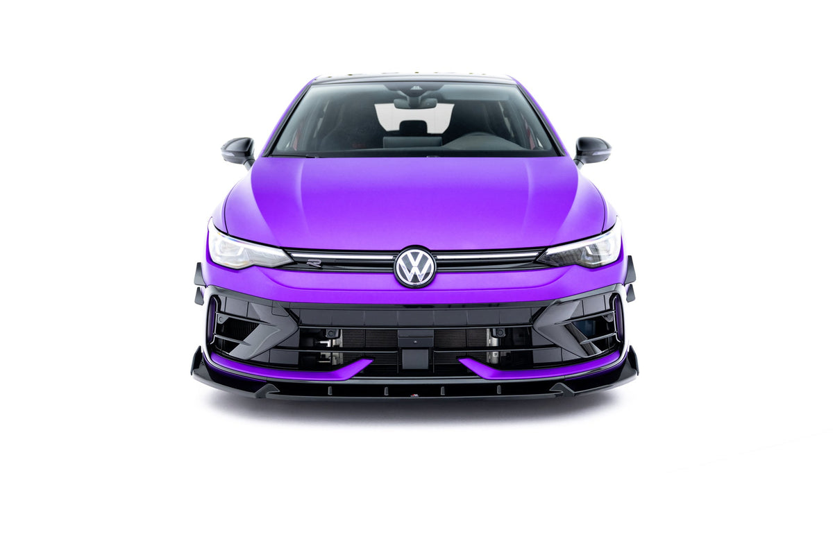 Maxton Design Set Of Splitters V.4, Volkswagen Golf R Hatchback Mk8 Facelift