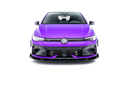 Maxton Design Set Of Splitters V.4, Volkswagen Golf R Hatchback Mk8 Facelift
