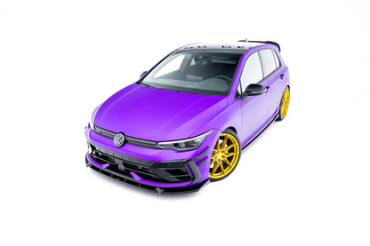 Maxton Design Set Of Splitters V.5, Volkswagen Golf R Hatchback Mk8 Facelift