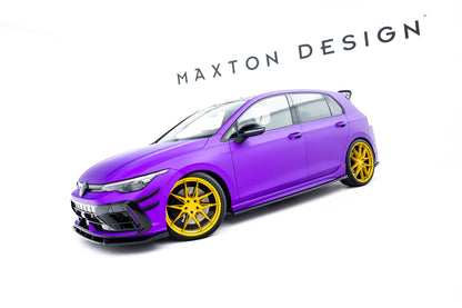 Maxton Design Set Of Splitters V.5, Volkswagen Golf R Hatchback Mk8 Facelift