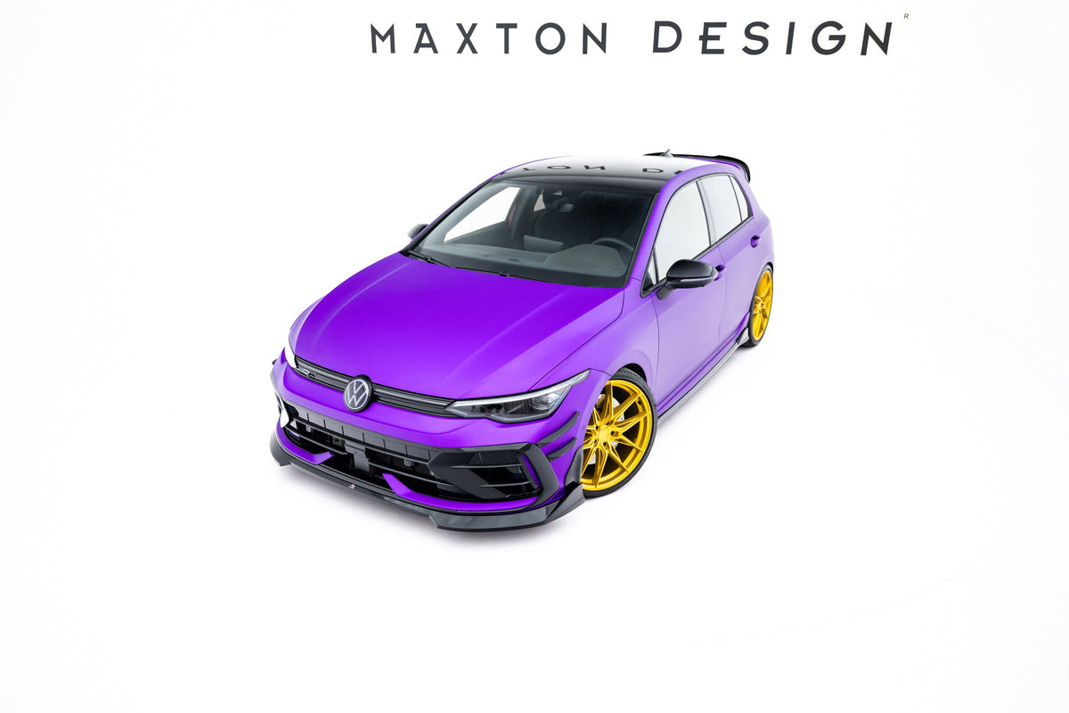 Maxton Design Set Of Splitters V.6, Volkswagen Golf R Hatchback Mk8 Facelift