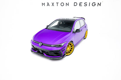 Maxton Design Set Of Splitters V.6, Volkswagen Golf R Hatchback Mk8 Facelift