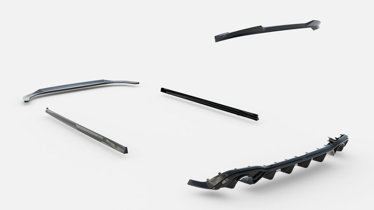 Maxton Design Set of Splitters, Volkswagen Golf GTI Mk8