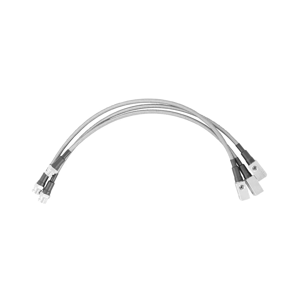 RVS remleidingen chassis naar as +4 inch met ABS voor Nissan Patrol Y61