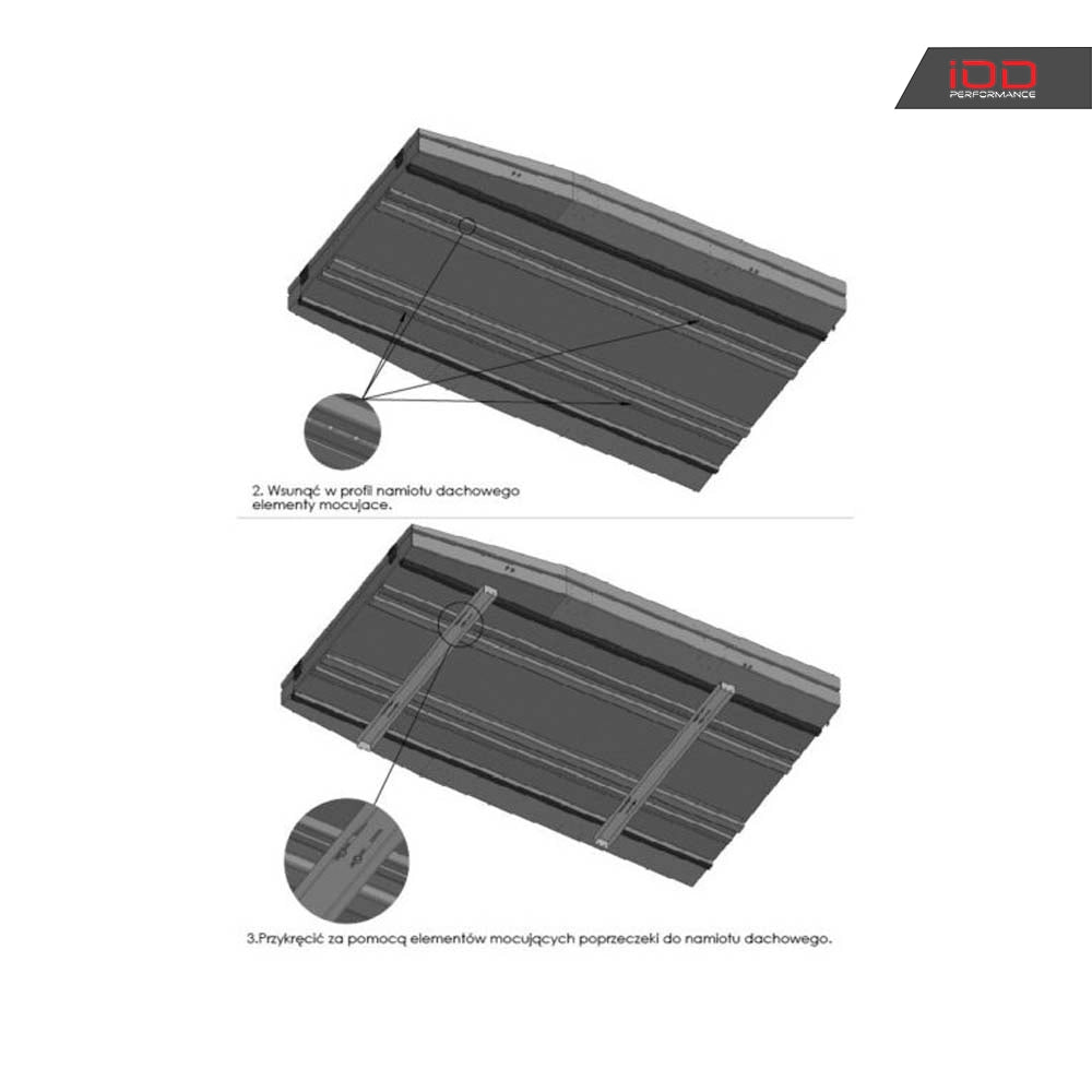 Daktentbeugel voor Nissan Patrol Y61 (IOD dakdrager), foto 3