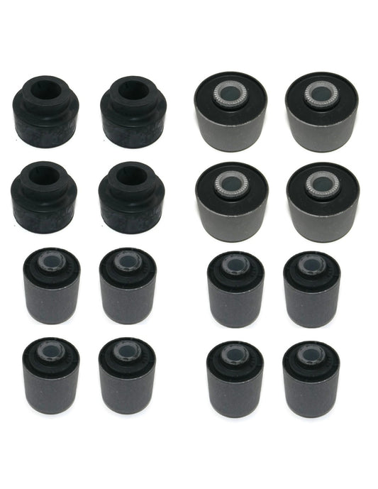 Draagarmrubbers voor- en achterzijde, set voor Nissan Patrol Y60 en Y61