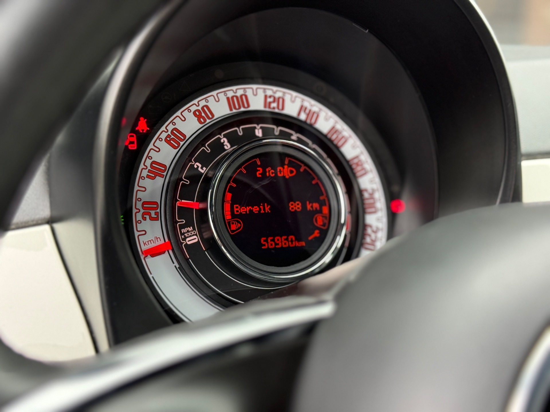 Fiat-500-Instrumentenpaneel